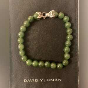 Nephrite Jade Beaded Bracelet